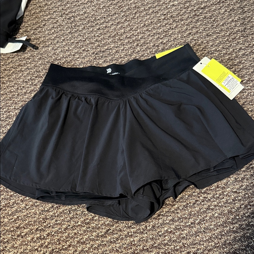 Women's Black Athletic Shorts